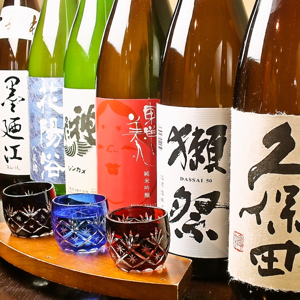 埼玉の地酒やプレミア酒など、常時多数ご用意！