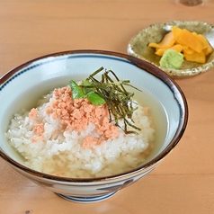 鮭茶漬け/梅茶漬け/つぶ貝わさびお茶漬け