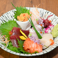 寿司コースには、お造りも食べ放題メニューに！ご飯はきついけど魚は食べたい、お酒に合う肴として、色々なシーンでご注文くださいませ。【梅田　飲み放題　個室　海鮮 肉　食べ放題 夜景　ビアガーデン】
