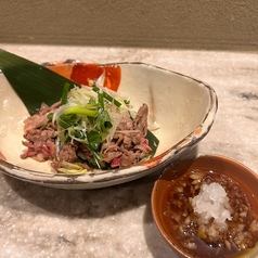 和牛炙りのすだちポン酢添え