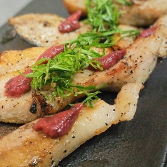 豚トロ梅しそ焼き