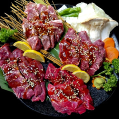 【おすすめ】特選牛4点盛り(＋焼き野菜セット)