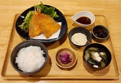 アジフライ定食