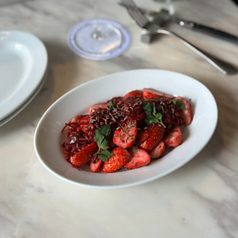 季節のフルーツのサラダ