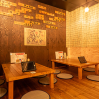 ゆったりできる広々とした店内！