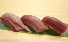 天然まぐろ段々にぎり