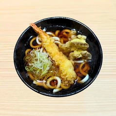 天ぷらうどん (海老と野菜)