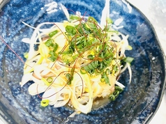 鶏レバーのネギ塩ダレ