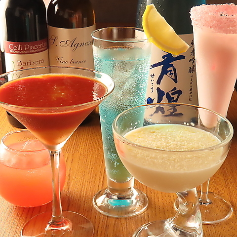 多彩な創作カクテルを多数ご用意しております！