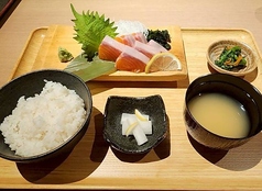 サーモンのお造り定食