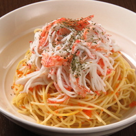 【つきだしから昇格！】人気の冷製パスタ大680円税込