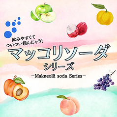 マッコリソーダ各種