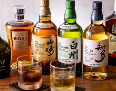 ウィスキーを多数用意！