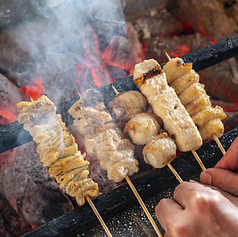 今TVで話題!もつが主役の串!【金山・もつ焼き】