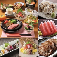 完全個室個人盛りコース。全ての料理が一人一皿で提供。