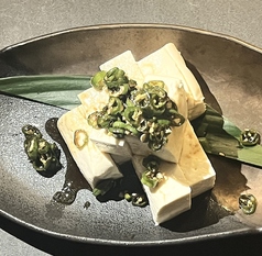 青唐辛子正油がけ 島豆腐