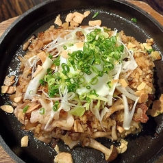豚バラニンニク炒飯