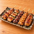 料理メニュー写真&nbsp;焼き鳥5種盛り合わせ