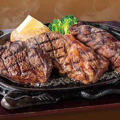 トリプルステーキコンボ（サーロイン150g＋フィレ100g＋ミスジ150g）