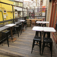 解放感抜群のテラス席☆暑い夏も寒い冬もいろんな意味で乗り切りましょ～う！春はサイコー♪