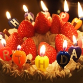 誕生日・記念日に♪ケーキ持ち込み可能です◎ケーキのご準備も対応致します。お気軽にお問い合わせください。
