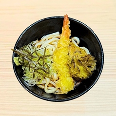天ぷらうどん (海老と野菜)