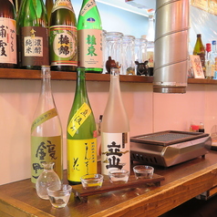 日本酒3連セット（小鉢付き）