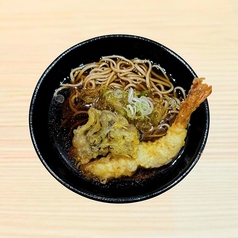 天ぷらそば (海老と野菜)