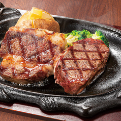 黒毛和牛サーロインステーキ100g＆【厚切り】熟成サーロインステーキ150g