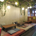 くつろぎの座敷席♪ママさんお子様連れでも安心してください。