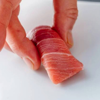 羽釜で炊き上げるこだわりのシャリ