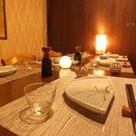 何名様でも完全個室へご案内。人目を気にせず、食材・お酒をお愉しみ下さい。