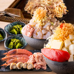 もんじゃ こぼれや二番街のコース写真