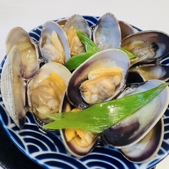 大粒!厚岸産あさり酒蒸し