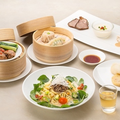 ごま豆乳ダレの冷麺「壺畑」飲茶ランチ
