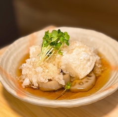 蓮根と揚げ餅のぞれ煮