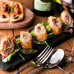 カダイフで巻いたフラメンキン