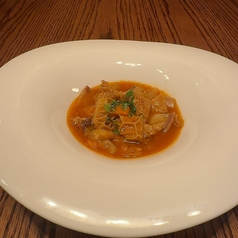 トリッパのトマト煮込み