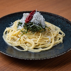 しらすと大葉のペペロンチーノ