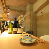 日本酒とワインなどのお酒の種類が豊富