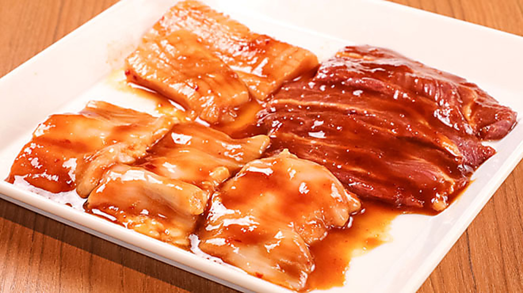 ホルモン3種盛り