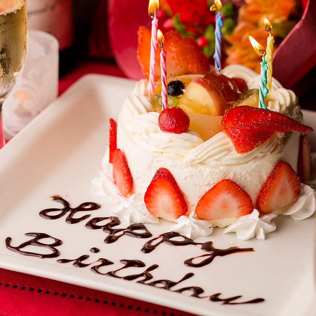 誕生日や記念日に♪誕生日ケーキプレゼント♪特別な１日をお過ごしください☆