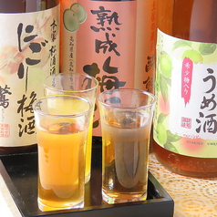 梅酒飲み比べセット1408円(税込)