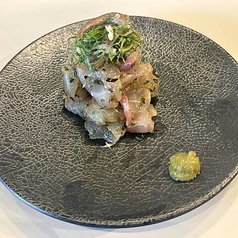 鮮魚のカルパッチョ　柚子胡椒ソース