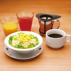 Cセット ミニフレッシュサラダ+ドリンクバーセット