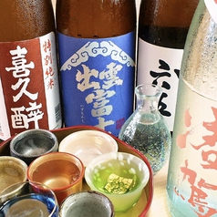 種類豊富な日本酒と焼酎をご用意☆