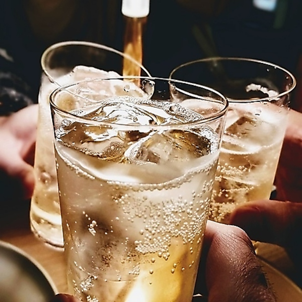 生ビール、ハイボールなど豊富にご準備しております♪