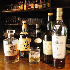 種類豊富なウイスキーも魅力★