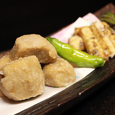 里芋と牛蒡の竜田揚げ