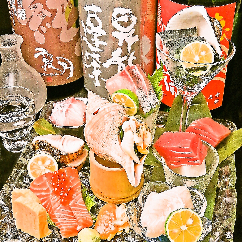 『魚が旨い』が聞こえる老舗【魚浪漫】徳島の地酒をはじめ、日本酒も豊富にご用意！